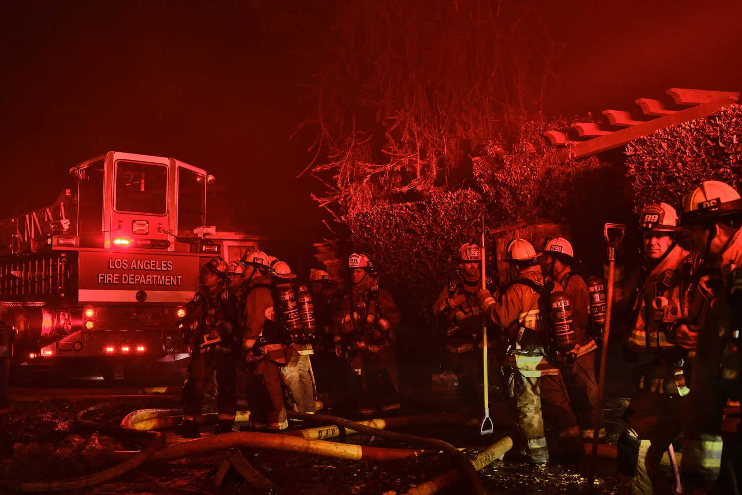 Лісові пожежі у Лос-Анджелесі.